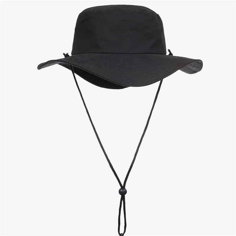 Custom logo Adjustable strap bucket hat Safari Boonie Hat