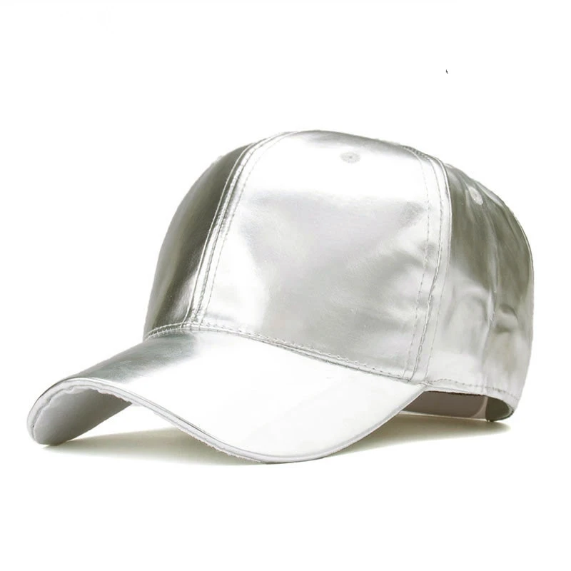 Unisex Men Women pu Leather Baseball Cap Snapback Outdoor Sport Adjustable Fashionable Hat