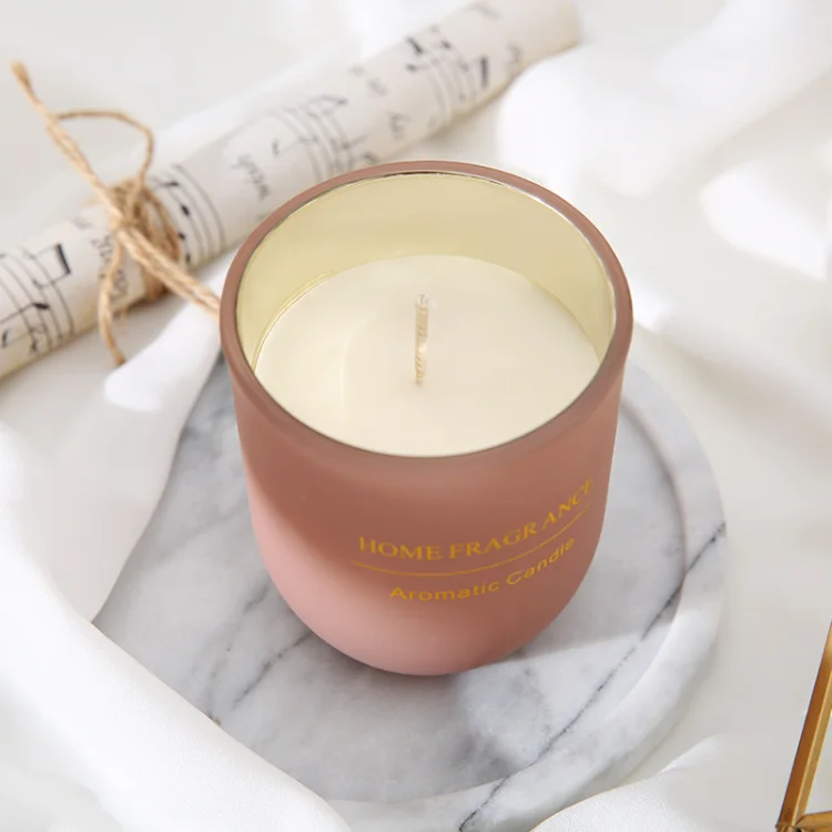 Aromatherapy Candles Big Jar Pink Mug Scent Luxury Private Label Scented Soy Candle
