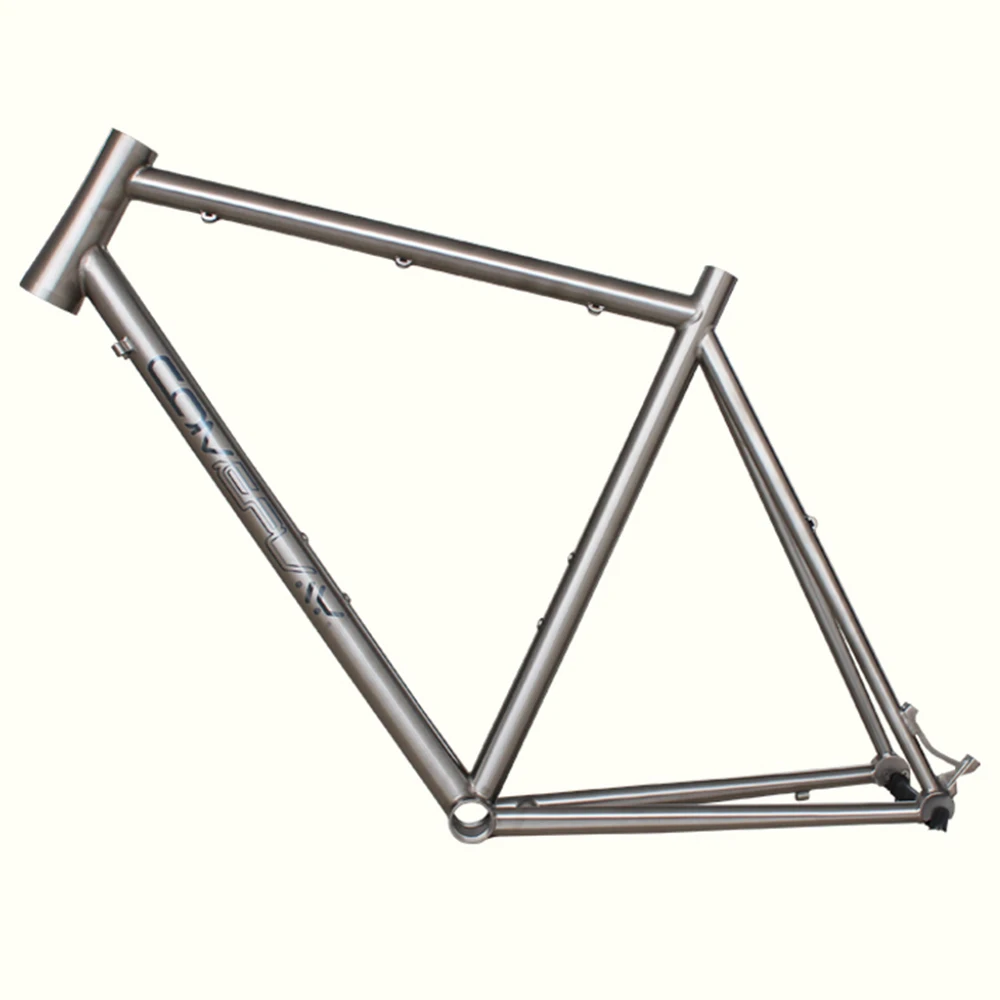 titanium cyclocross bicycle frame oem cheap aero chinese titanium road bike frame