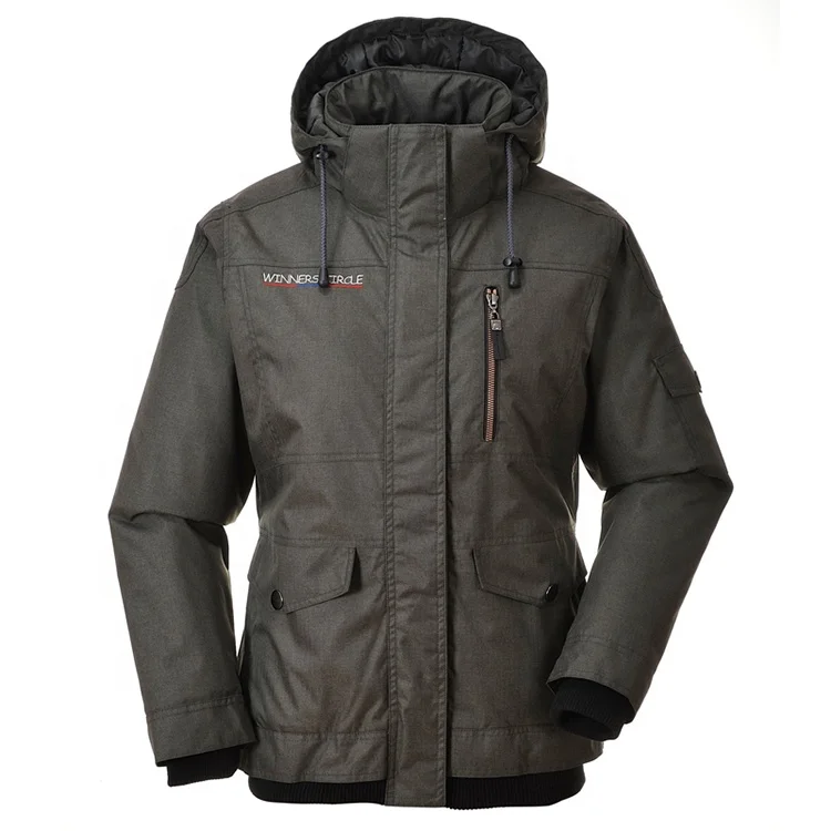 Регулируемая Женская ветрозащитная теплая зимняя куртка на заказ с капюшоном