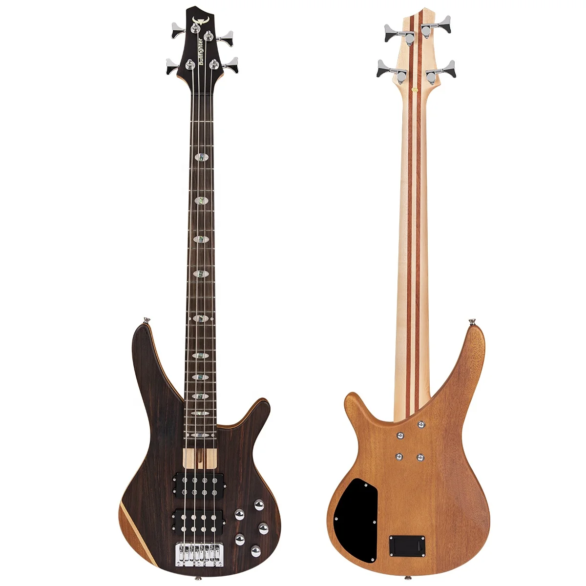 DB-4/5 NA Bullfighter  4/5 Strings Active Pickups High Grade Solid Body Neck Maple Fingerboard Rosewood  Electric Bass Guitar