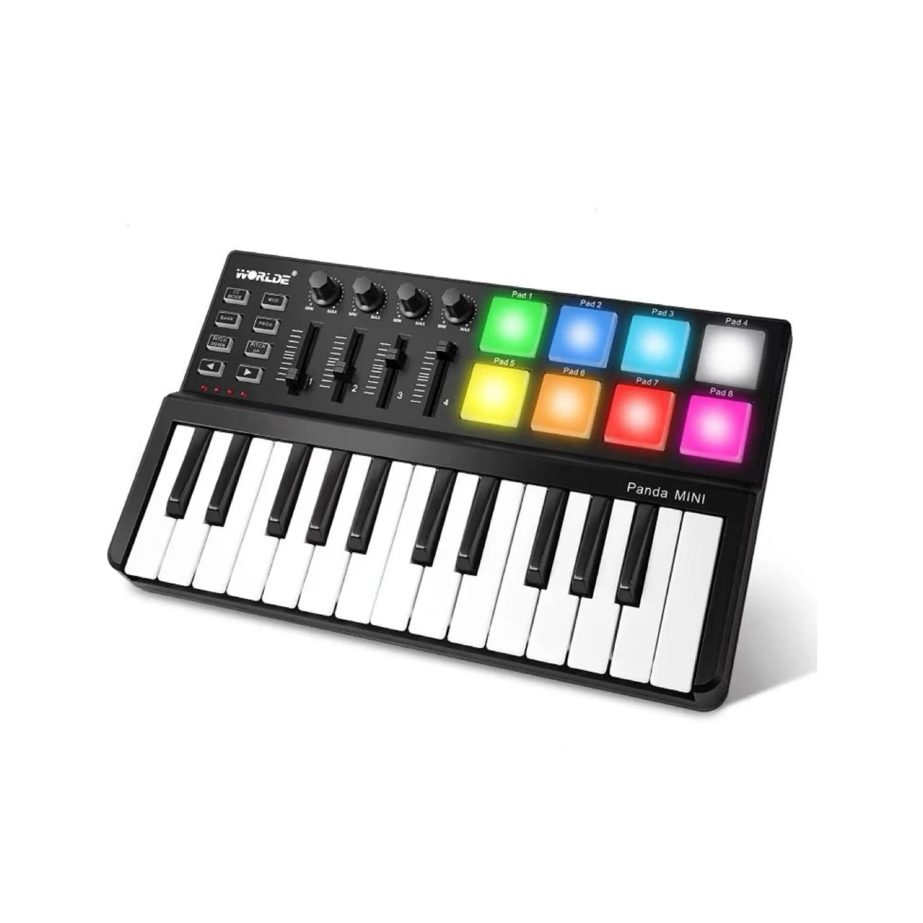 Wrolde Panda Mini 25-клавишный usb-контроллер Midi-клавиатуры 25 клавиш Цифровая Музыкальная студия пианино для оптовых музыкальных инструментов