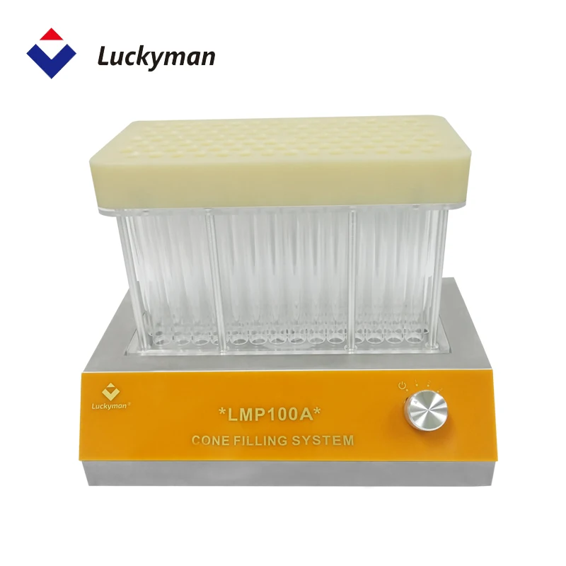 Luckyman 100pcs  Electric Pre Rolled Machine Tobacco Cigar Automatic Cone Filling Machine