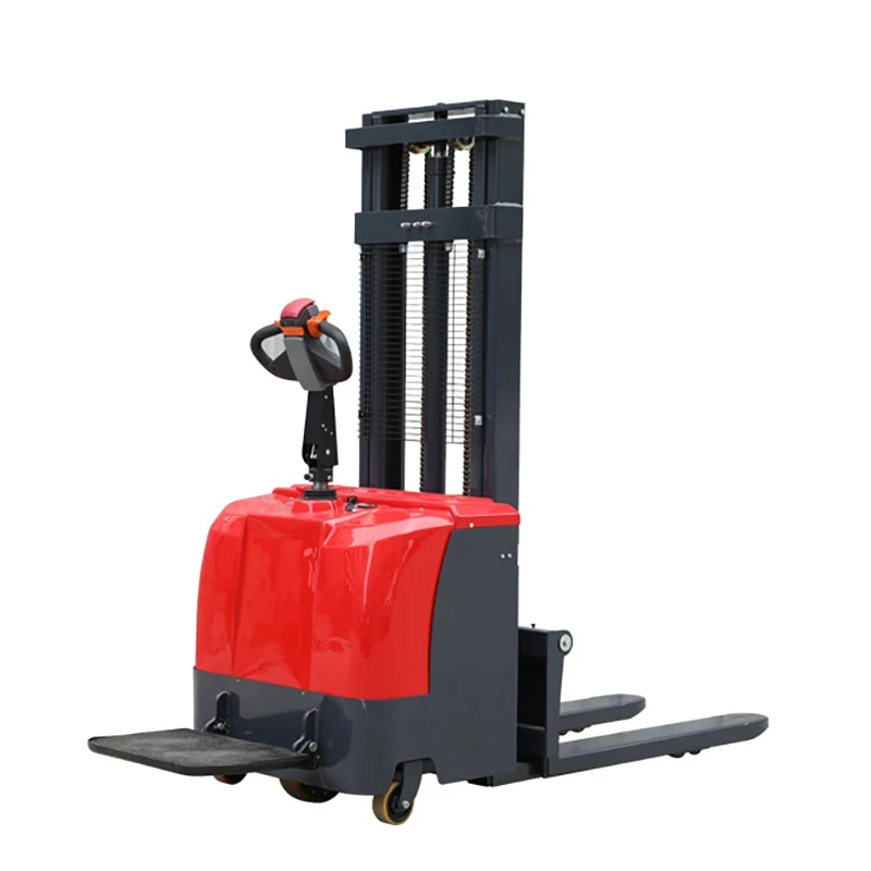 Wholesale High Quality China 1.5 ton Montacarga Stacker 5 meter lift height Electric Pallet Stacker Forklift Truck