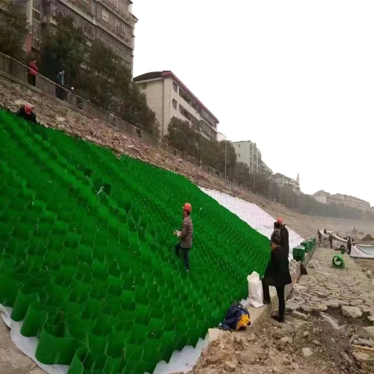 Hdpe Geocell подъездная дорожка гравийный пластиковый захват укладчик сетка защита наклона парковочная площадка стабилизатор дорожной