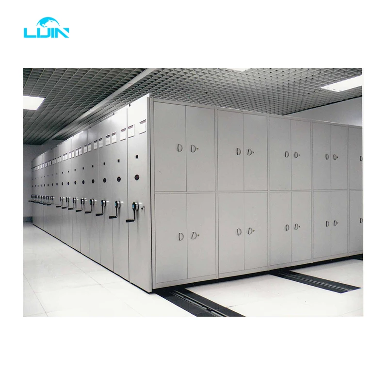 Простой стальной мобильный шкаф для хранения документов