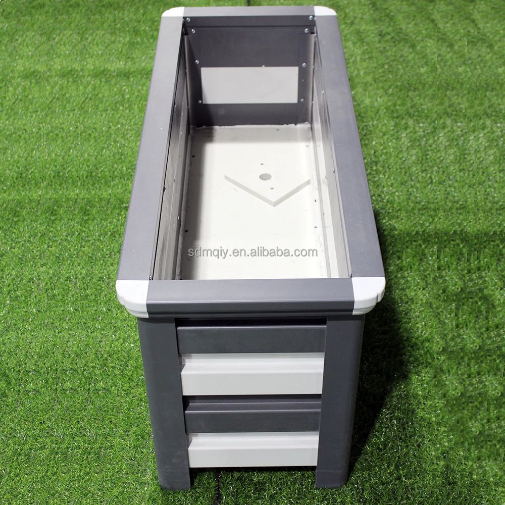 Competitively priced balcony protected aluminum flower box grated tree basin