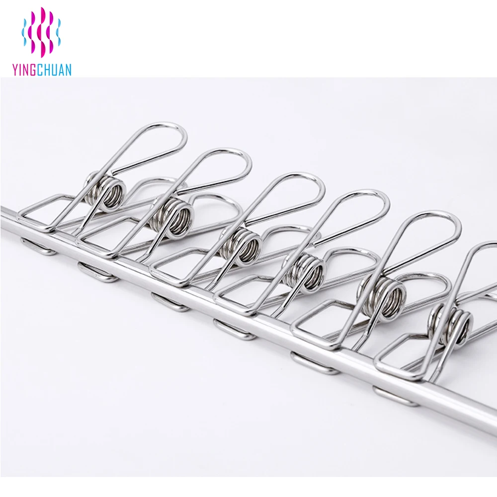 Hot Sale Marine 316 Stainless Steel Silver Peg Clothes Pegs Popular Metal Stainless Steel Clothes Pegs