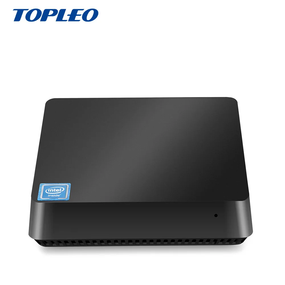 Toplo industrial OEM low price VGA dual display intel atom z8350 gaming linux ubuntu mini desktop pc windows10