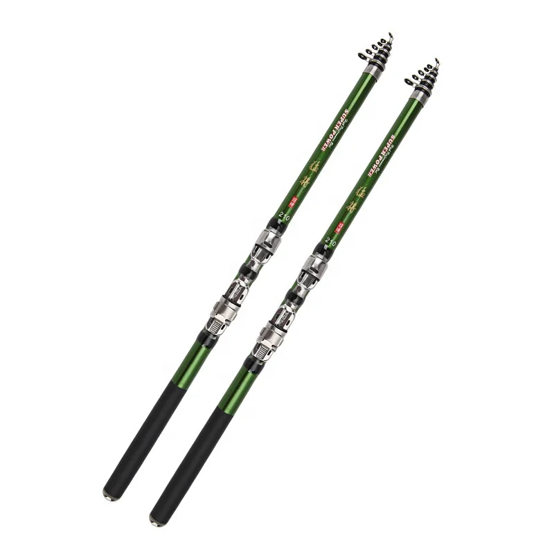 1.8m 2.1 m 2.4m 2.7m 3.0m Carp Deep Sea Fishing Rod Carbon Fiber Surf Rod Long Surfcasting Telescopic Fishing Rod Pole Tackle
