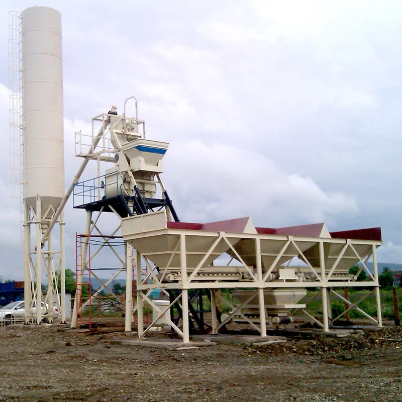 High quality HZS25 concrete batching plant Portable Mobile Ready concrete plant price for sale