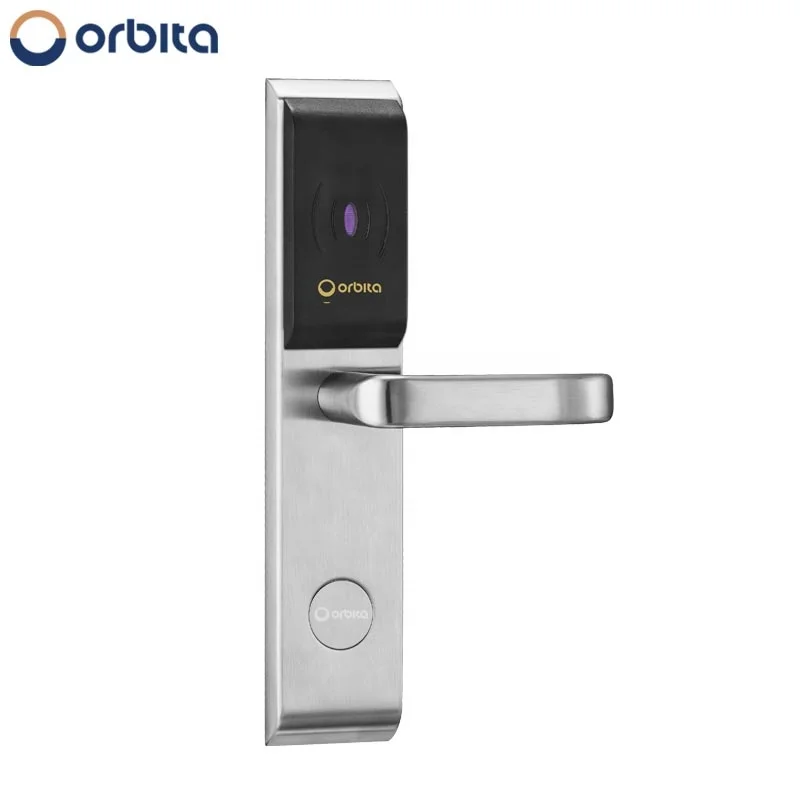 Orbita Guangdong Hot Selling Electronic Hotel Smart Waterproof Electronic Door Lock with Key and Card