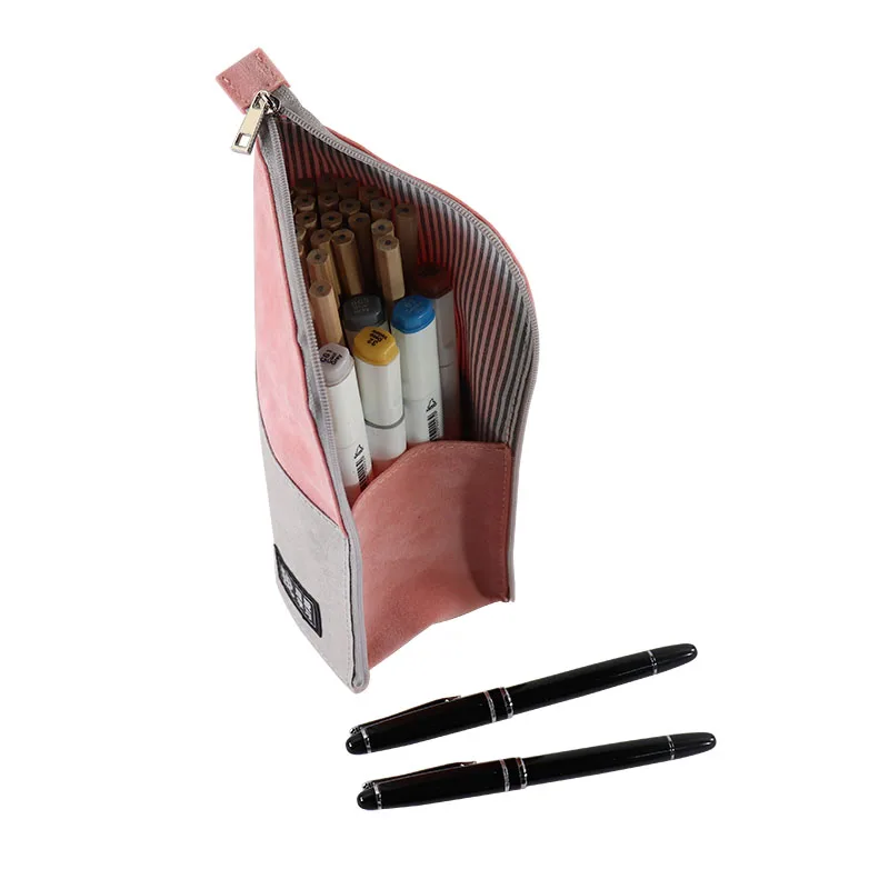 2022 High quality waterproof Tyvek Pencil Case Cosmetic Bag with Zipper Simple Makeup Bag Pen Pouch