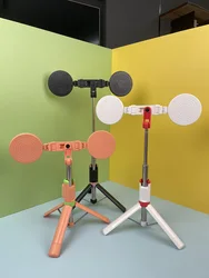 Somostel mobile phone selfie stick 360 rotation selfie stick with led light tripod stand smart remote control palo para selfies