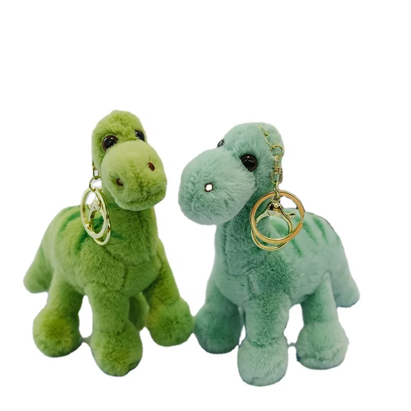 Custom Plush Dinosaur Stuffed Animal Set Cute Dino Plush Toy Keychain Stylish Mini soft Dinosaur Keychain Pendant
