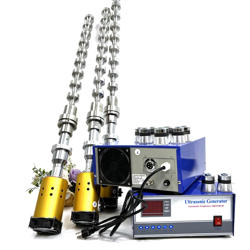 1000W Ultrasonic Vibration Rod 20KHz Ultrasonic Reactor Customize Titanium Tubular Transducer For Biodiesel