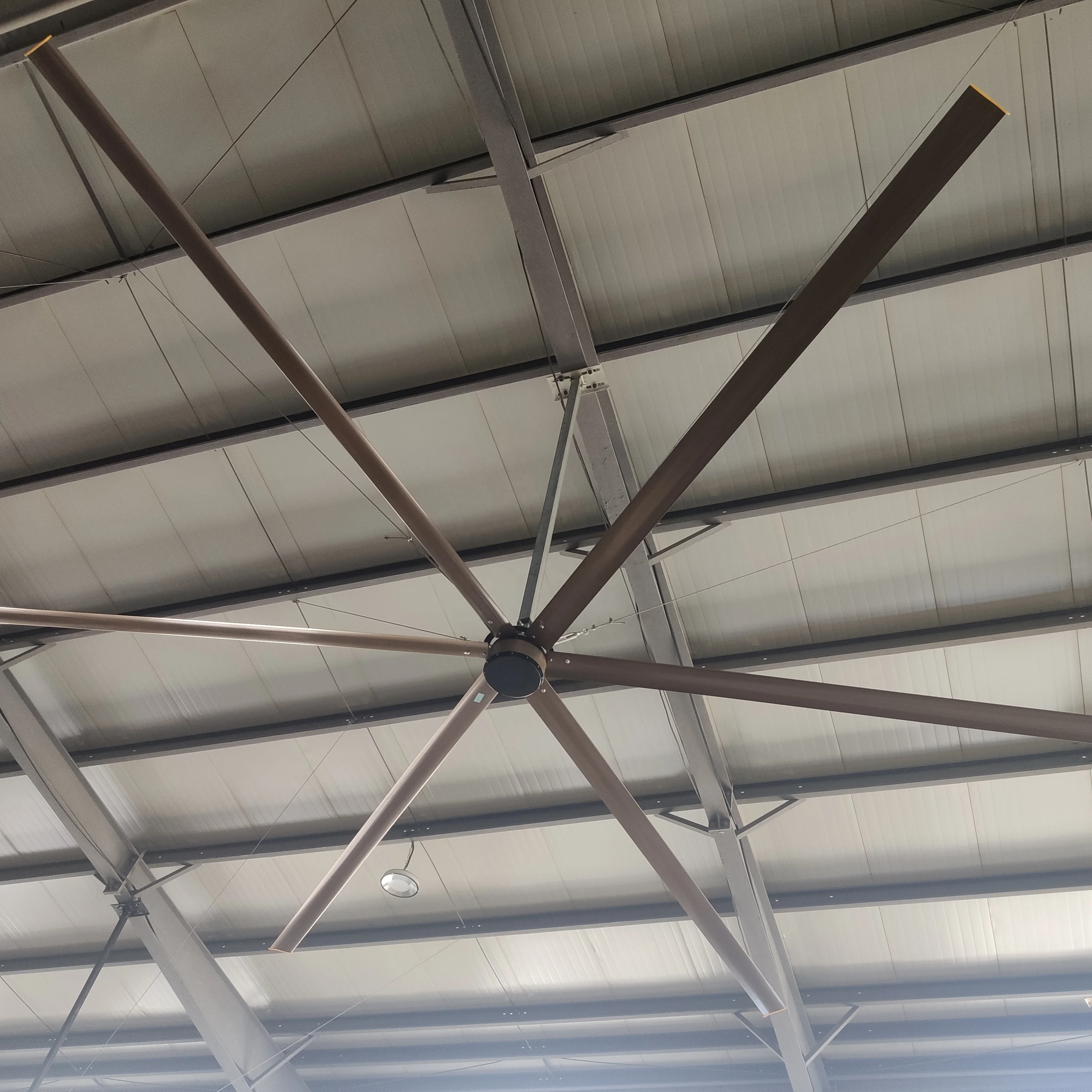 Hot Sell Big Pmsm Hvls Energy Saving Industrial Ceiling Fan For Restaurant