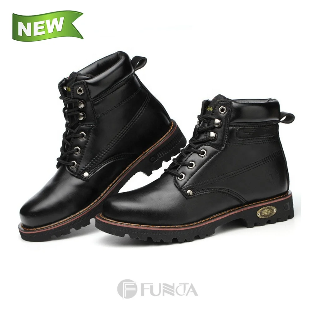 FUNTA european style High Cut Mining Safety work Boots