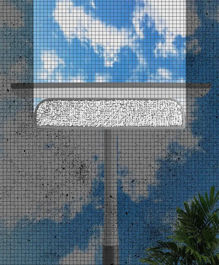 New Glass Scraper Household Window Cleaning Special Cleaning Tool Double sided Wiper