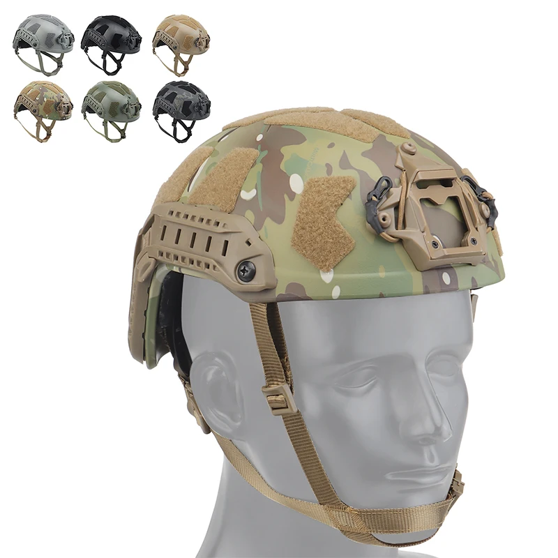 SIVI new HL-32 FAST Full Protection Ultra-high Cut Helmet Military Combat Helmet With Earphone Headband Groove