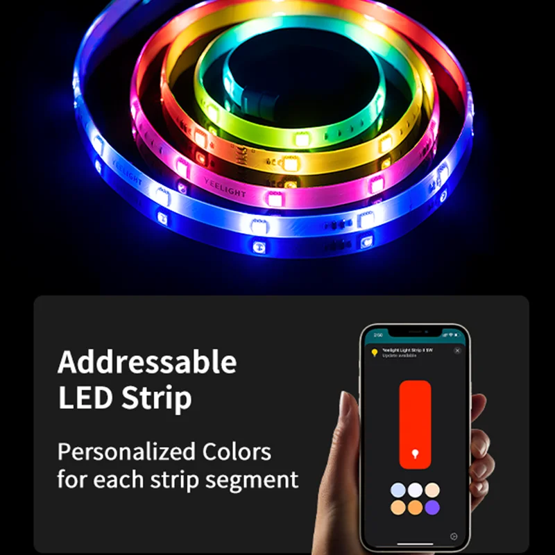 YEELIGHT led light RGBIC strip smart LED light strip tv light smart led strip Game Sync Razer Chroma Homekit Support App Control
