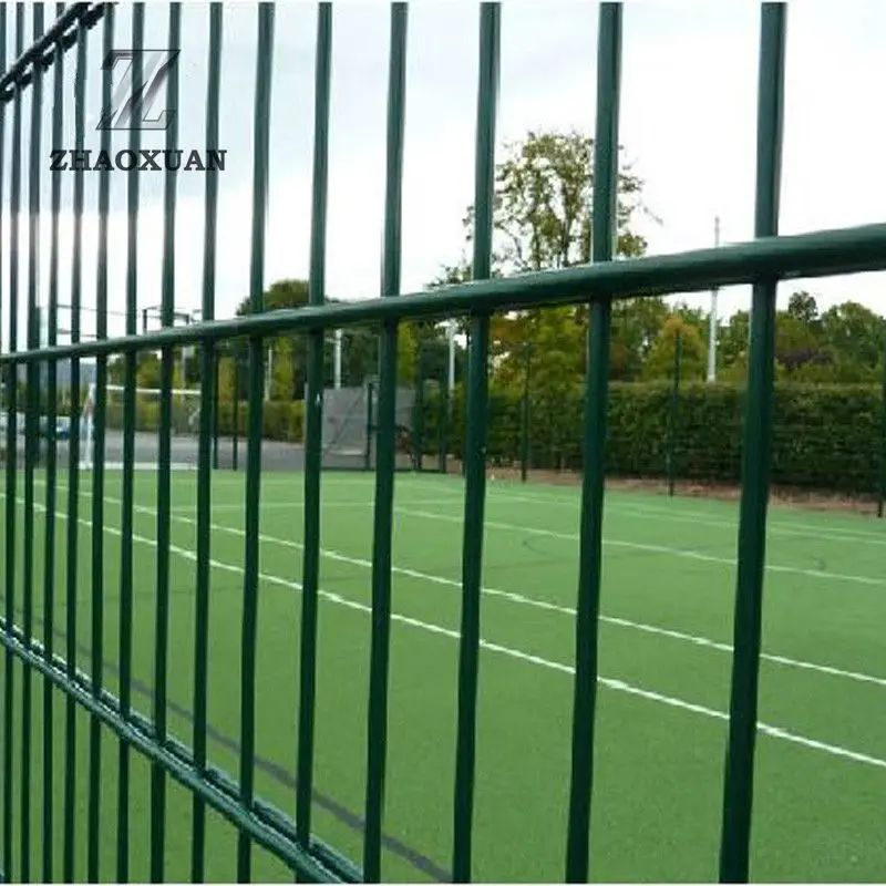 Factory Supply Galvanized Powder Coated 8/6/8 6/5/6 Double Rod Mat Fence Panels For Sale