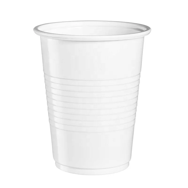 7 Oz Polypropylene Disposable White Plastic Drinking Cups For Party