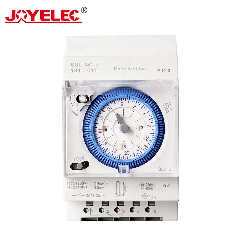 High Quality 24Hours 15Min Timer Switch SUL181D 24 Hour Mechanical 230V