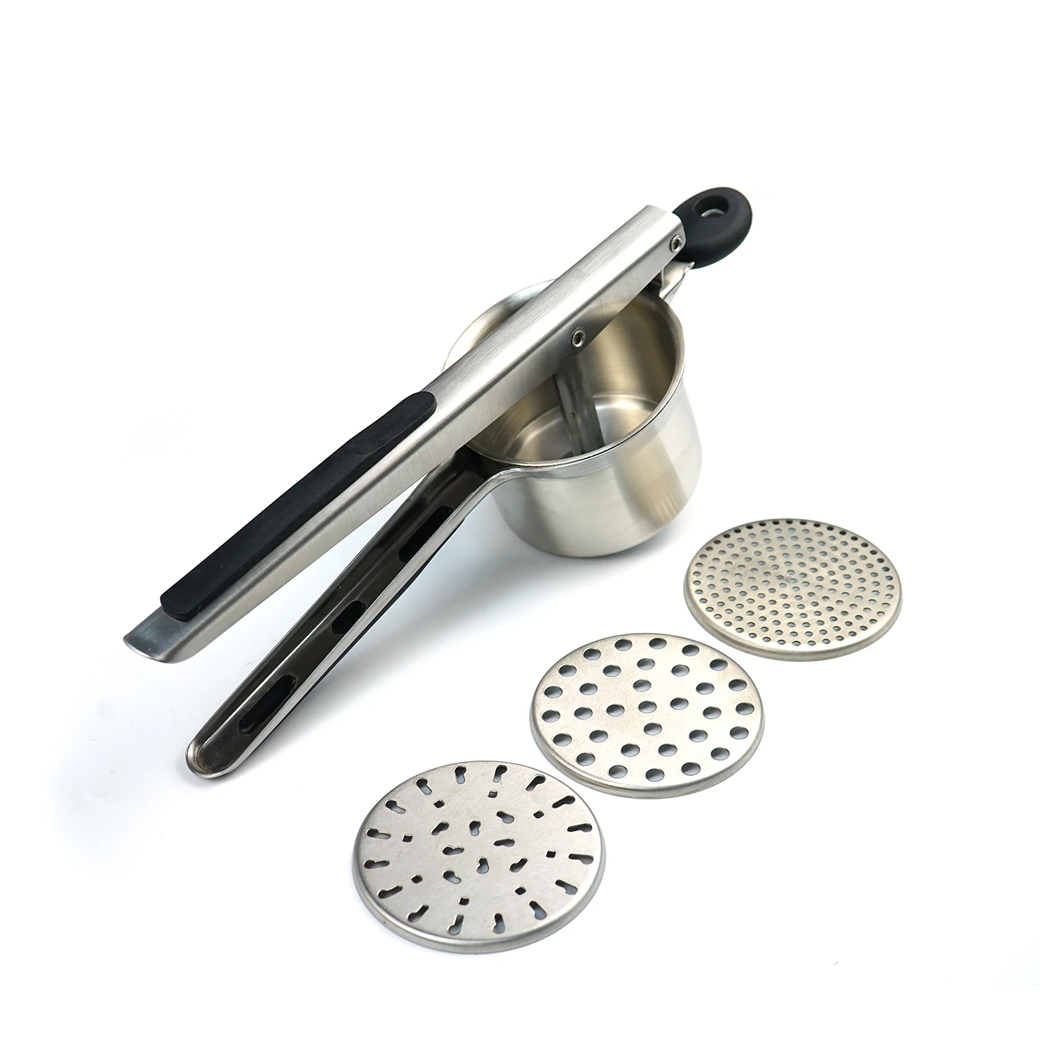 2020 Kitchen Tools Stainless Steel 304 Potato Press Potato Ricer Fruit Vegetable Potato Masher