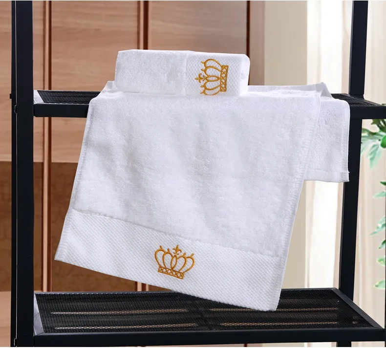 Wholesale high quality 5 star white embroidery printed 100% cotton fabric colour bath hotel turkey towels