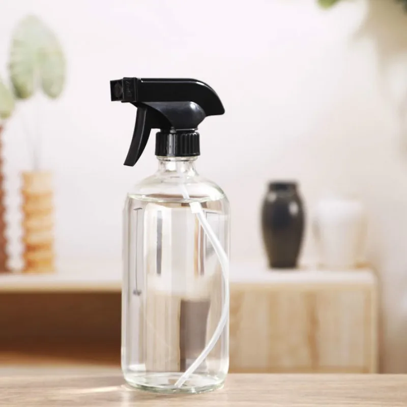 
empty glass trigger spray bottle alcohol disinfection bottle 2oz 4oz 8oz 16oz for alcohol disinfection 