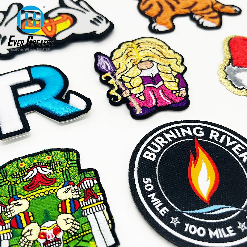 High Quality Gift Exclusive Custom Waterproof Embroidery Patches for Clothing