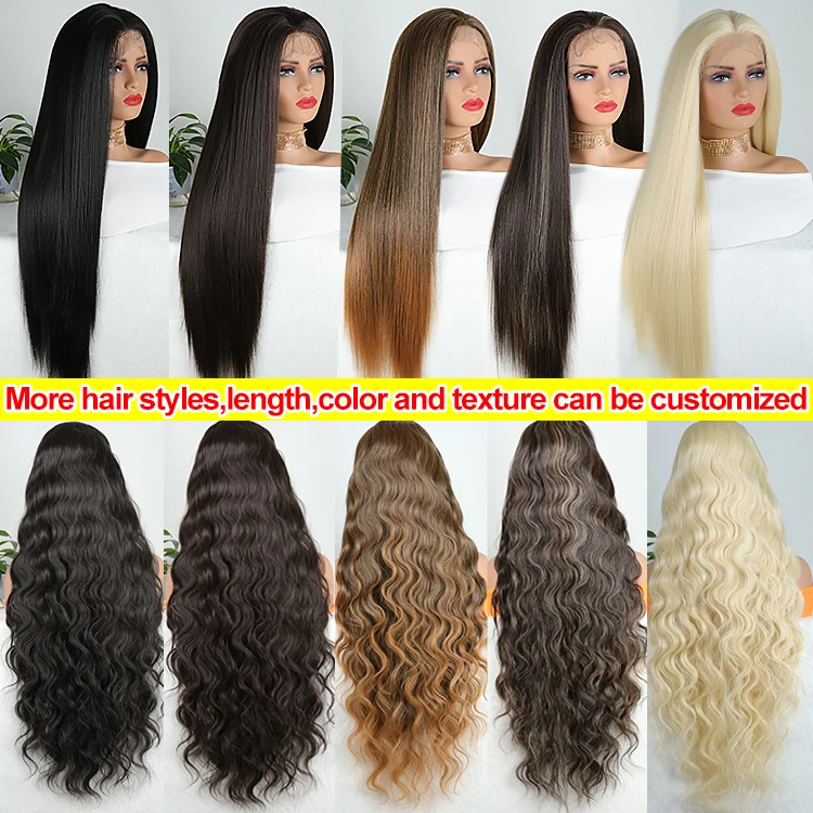 Julianna Hair Smooth Tangle Free Cheap Kanekalon Futura Fiber Wholesale Heat Resistant Premium Blonde Lace Front Synthetic Wigs