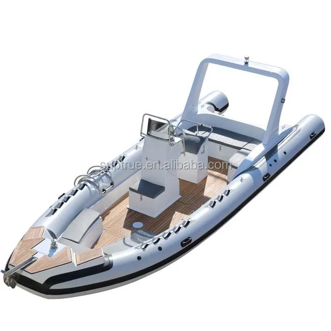Factory Price Hypalon Rigid Inflatable Patrol and Search Boat Fast Rescue Boat China Rib Boats for Dive RIB760