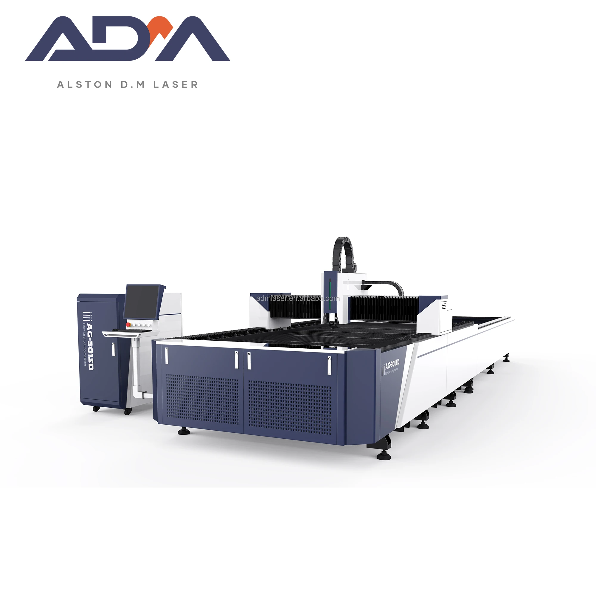 6KW CNC Fiber Laser Cutting Machine for Sheet Metal 6020 with RayTools Laser Head and HiWin Guiderail Supports AI BMP Formats