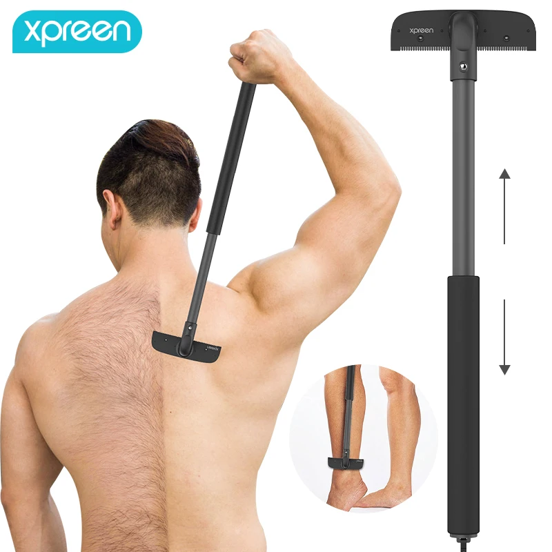 Factory Wholesale blade Back Shaver Stretchable Back Razors for man/men Adjustable Back Hair Shaver