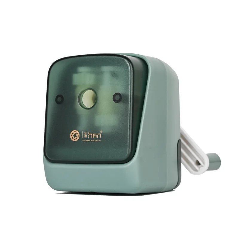 Pencil sharpener large diameter thick rod extra thick hole pencil sharpener hand crank cute stationery kawaii products