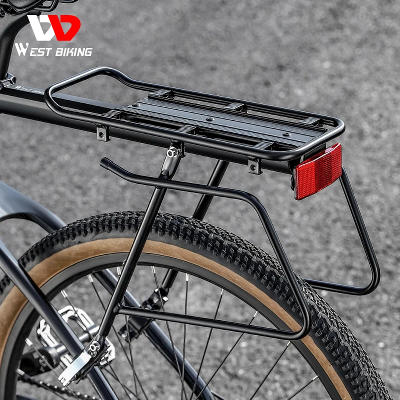 WEST BIKING New 140KG Loading Bearing Bicycle Aluminum Alloy Quick Disassembly Rear Rack Carrier Bike Accessories