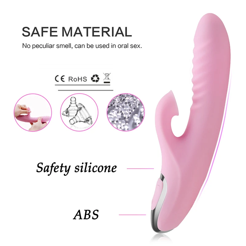 Силиконовый вибратор для женщин, секс-игрушки для стимуляции точки G и клитора