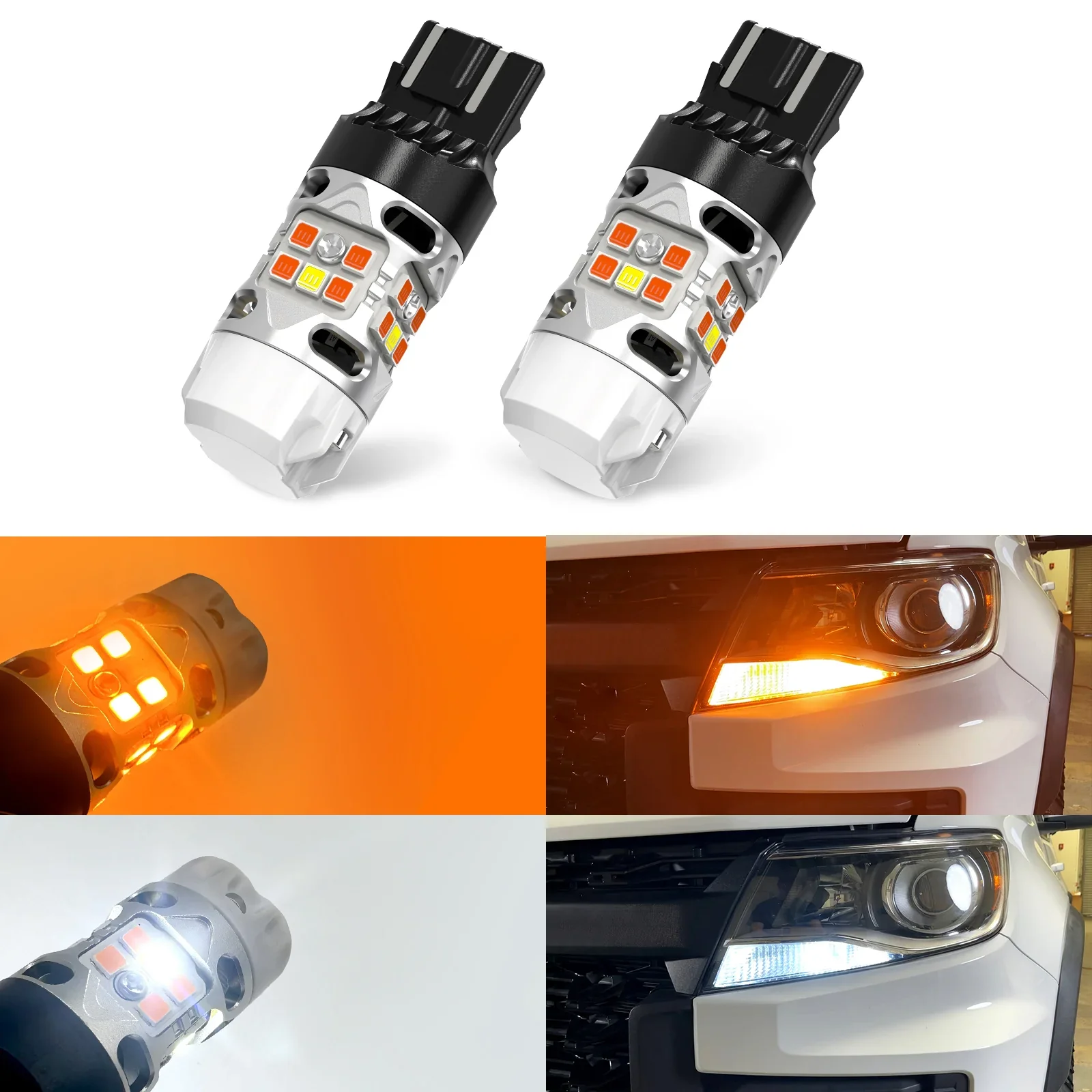 Super canbus 2000lm 7440 1156 turn signal led 3030SMD car auto light 1157 3156 7443 3157 led tail lights