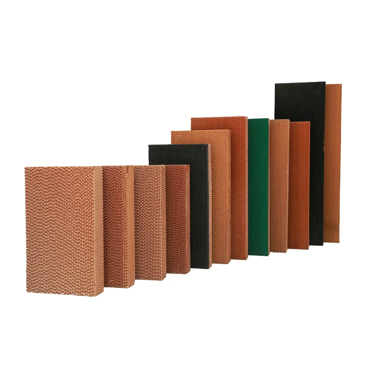 
Professional factory green evaporative cooling pad paper for air cooling system in poultry farm house and green house 