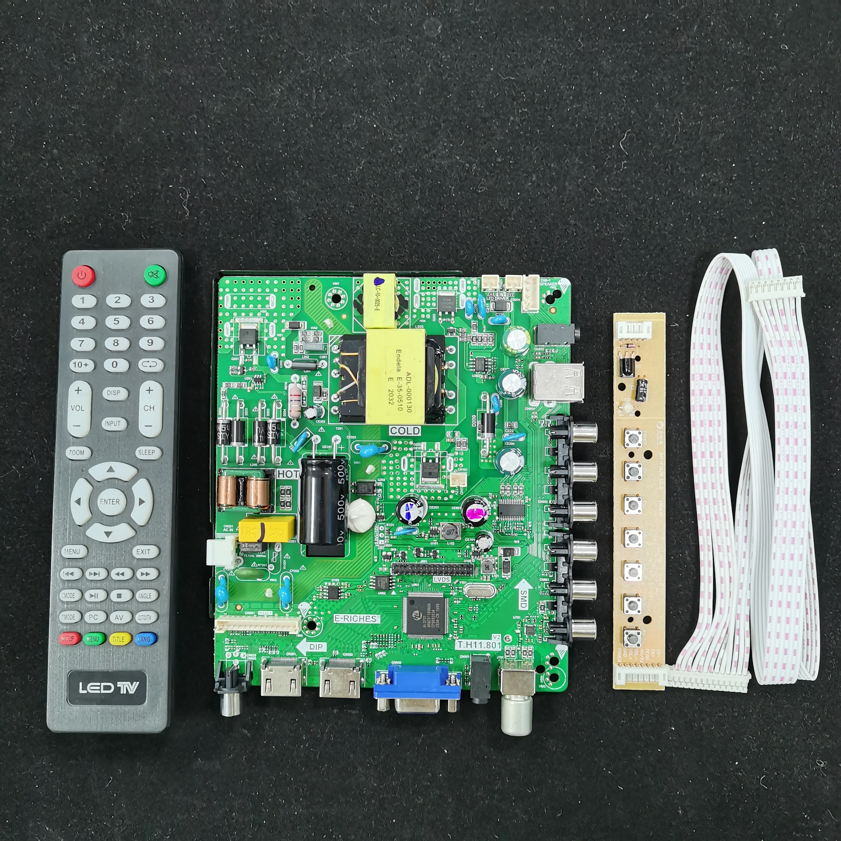 T.H11.801 high voltage 42 inches tv use 33-105V/45W  led tv mainboard universal