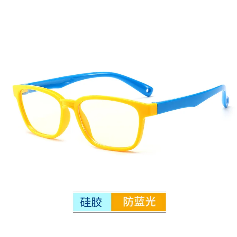 Vogue of new fund of 2022 children against the blue soft frame glasses lens silicone gender equality goggles