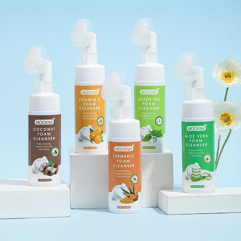 korea foam cleanser Blemish Clearing Moisturizer gentle skin green tea face wash Daily Care foam cleanser