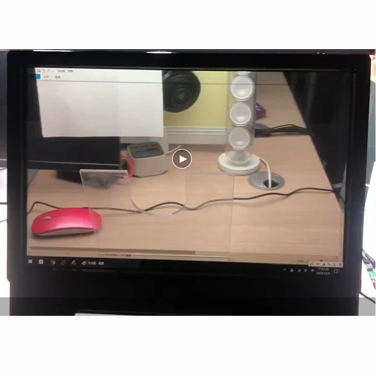 19 Inch Transparent LCD Screen Display Ratio 16:10 Touch IR frame H DMI Input 12vDC Input