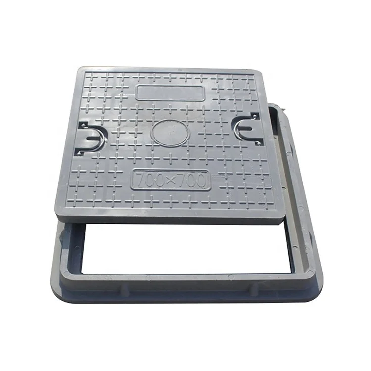 Plastic Manhole Cover Price Square En124 A15 SMC BMC Composite Material Manhole Cover