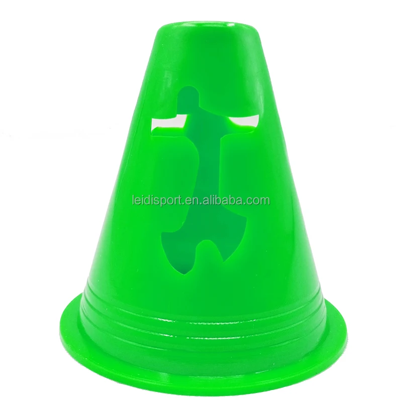 Colorful obstacle cone roller skating pile plastic roadblock small training cone