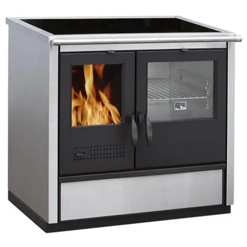 European Quality Freestanding Wood Burning cooking Stove with Oven