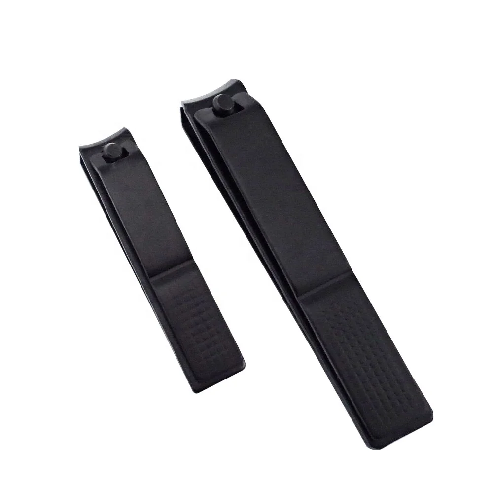 Wholesale Toenail Fingernail  Clippers Cutter Trimmer black Style Stainless Steel Sharp Sturdy Trimmer Set for Men and Women